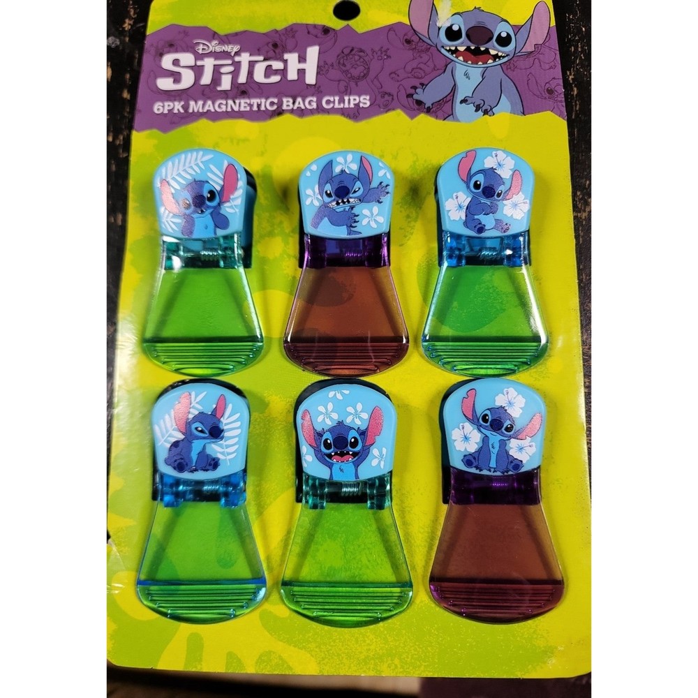 Disneys Lilo and Stitch Magnetic bag clips